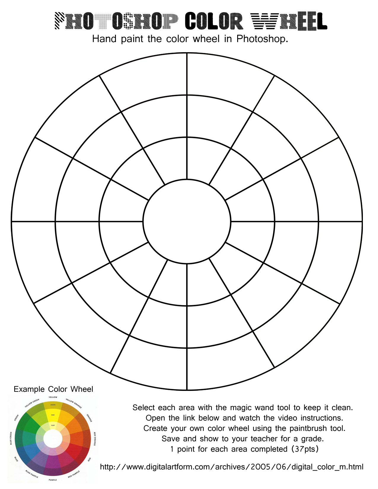 Color Theory Worksheets | Mrs. Catlin's Art Blog